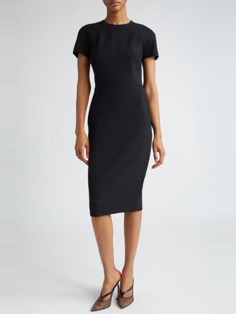 Victoria Beckham Crepe Sheath Dress