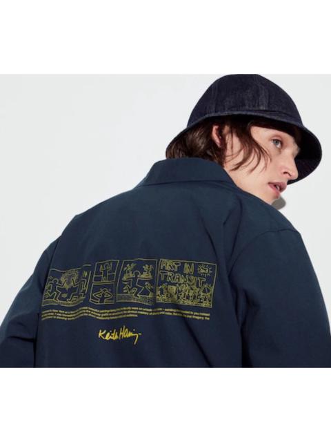 Other Designers Uniqlo - SS24 Keith Haring Subway Drawings Coach Jacket