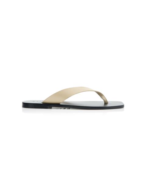 A.EMERY Kinto Leather Sandals black/white