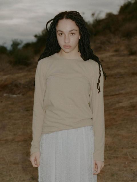 BASERANGE Silk Long Sleeve Tee - Wild Silk Jersey