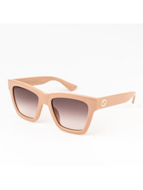 GUCCI SALE! NEW Gucci GG1714S 005 Rose Pink Brown Gradient Women Square Sunglasses