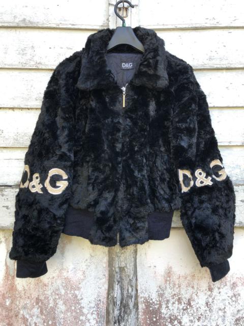 Vintage 90s Cropped Faux Fur Bomber Jacket