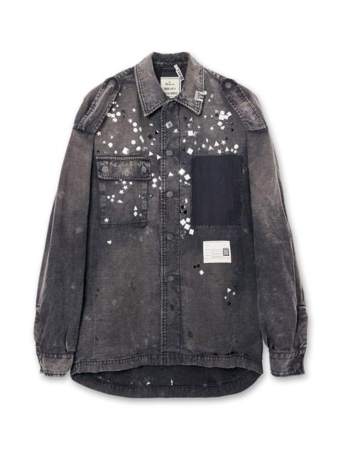 Maison MIHARAYASUHIRO EMBELLISHED MILITARY SHIRTS