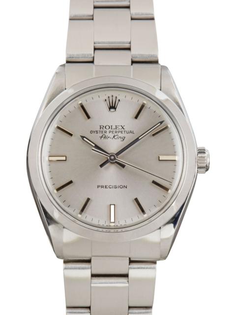 ROLEX Pre-Owned Rolex Air-King 5500 Silver Index Dial