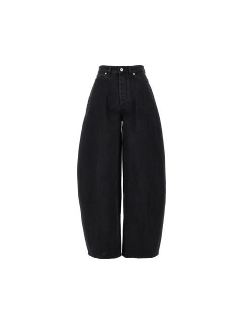 JACQUEMUS Jacquemus Ovalo Denim Pants Black