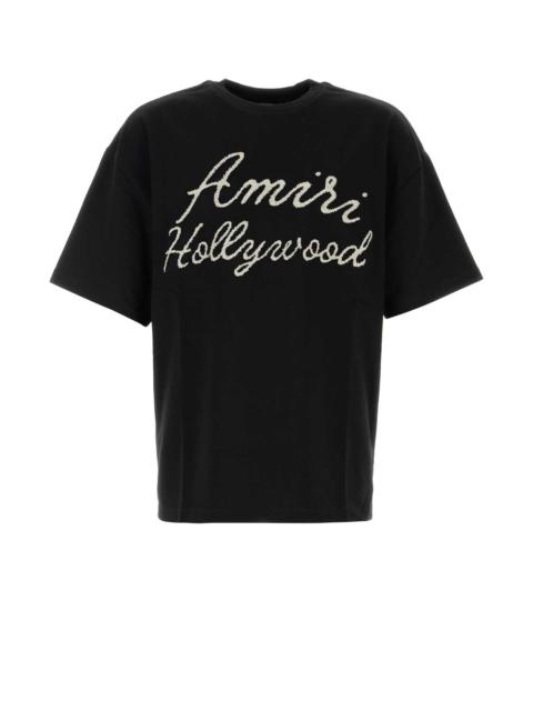 AMIRI Amiri Men Black Cotton T-Shirt