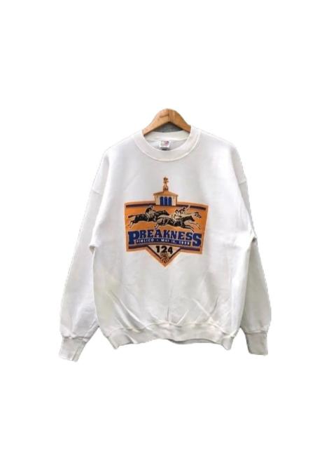 Other Designers Fruit Of The Loom - Vintage 90s preakness race horse sweatshirt pullover