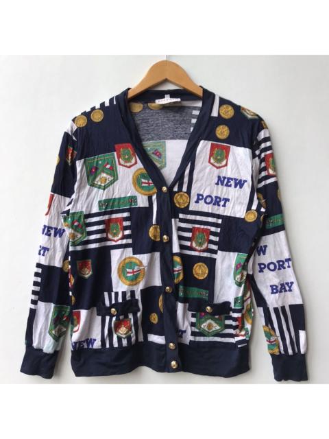 Other Designers VINTAGE VOLPATO MADE IN ITALY FULLPRINT BUTTON UP CARDIGAN