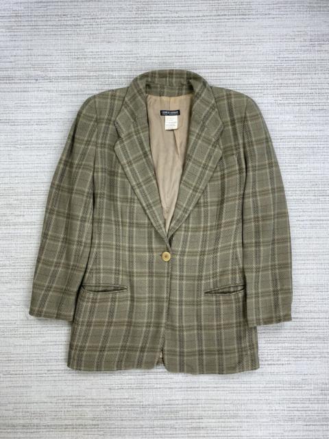 GIORGIO ARMANI Vintage Giorgio Armani Plaid Pattern Double Breasted Blazer
