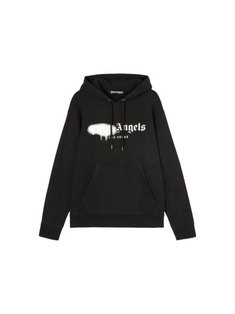 Palm Angels Palm Angels Las Vegas Sprayed Hoodie Black/White