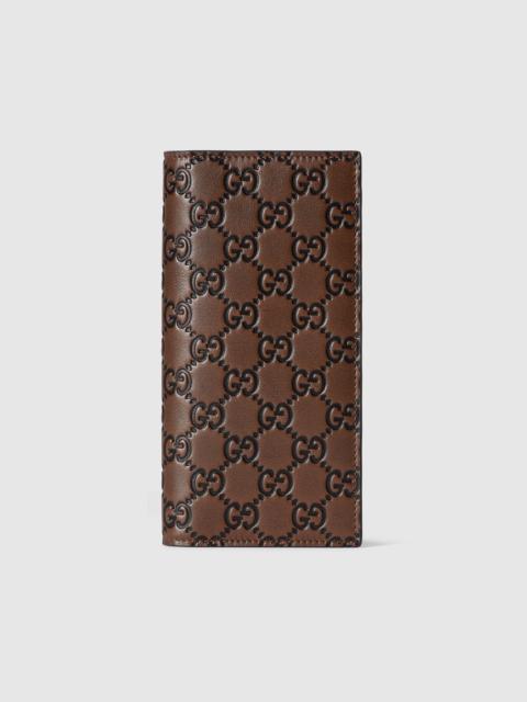 GUCCI GG Emblem long wallet