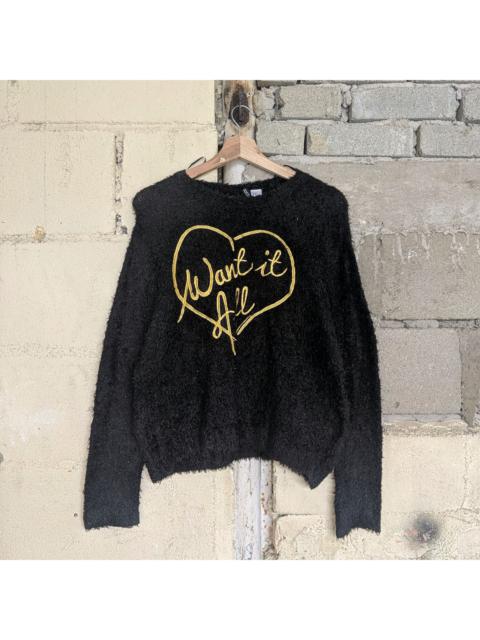 Other Designers Vintage Divided H&M Shag Shaggy Mohair Knitwear Sweater