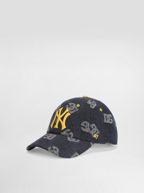 Dolce & Gabbana Dolce&Gabbana X ’47 New York Yankees Baseball Cap In Denim Logo