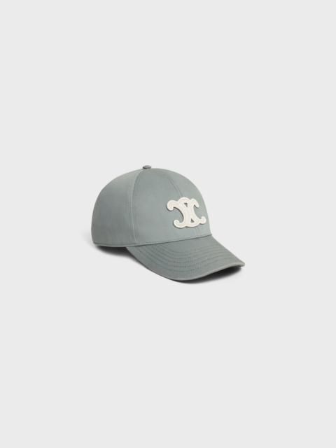 CELINE triomphe baseball cap in washed cotton