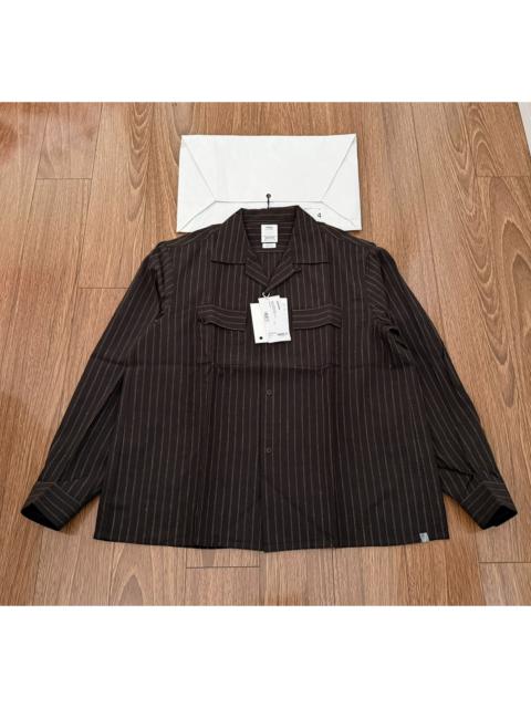 visvim VISVIM 25AW KEESEY SHIRT STRIPES L/S black