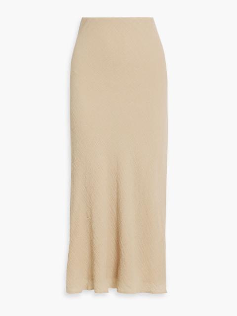 BY MALENE BIRGER Biancos crinkled ramie and cotton-blend gauze maxi skirt