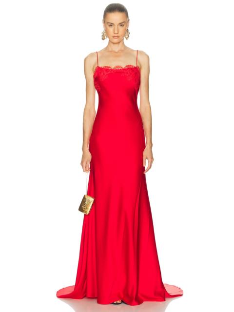 ALEX PERRY Bias Gown