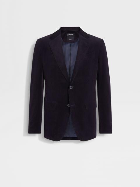ZEGNA NAVY BLUE CASHCO JACKET