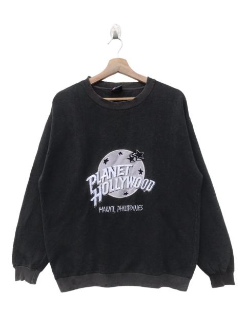 Other Designers Vintage Planet Hollywood Embroidery Big Logo Sweatshirt