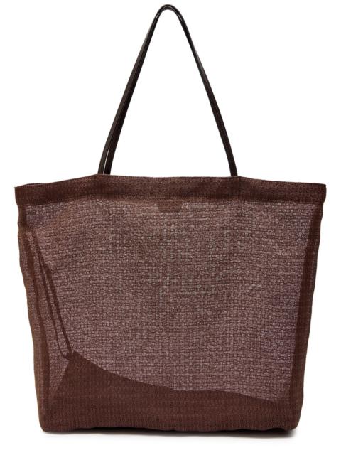 The Row The Row Barn Semi-sheer Woven Tote