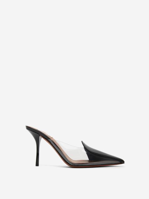 Alaïa Coeur abstrait patent leather mules