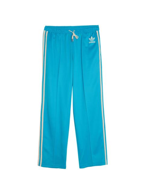 flocked-Trefoil logo track pants