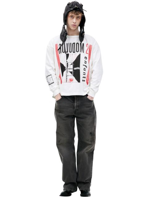 Enfants Riches Déprimés WHITE PRINTED LONGSLEEVE