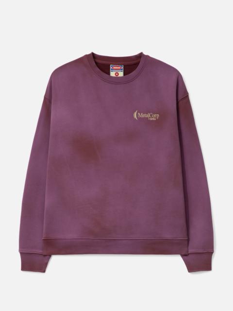Metalwood Studio METALCORP CREWNECK SWEATSHIRT