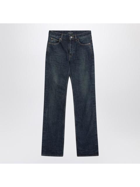 SAINT LAURENT Saint Laurent Nico Jeans In Heritage Indigo Denim Women
