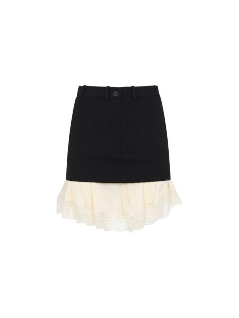 Balenciaga Lingerie Mini Tailored Skirt Women