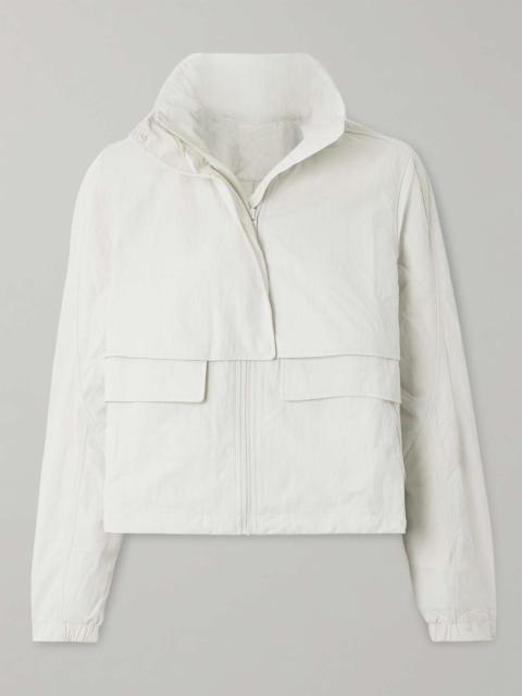 lululemon Always Effortless cropped hooded shell jacket