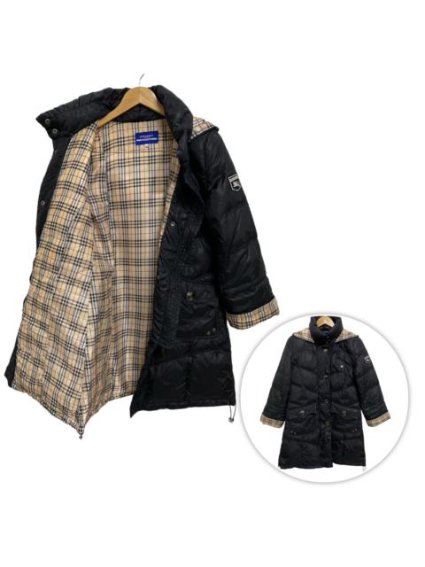 Burberry Burberry Blue Label Nova Check Puffer Down Jacket