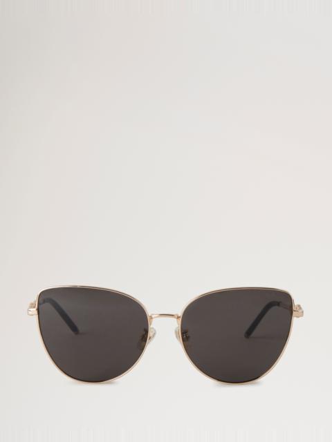 Mulberry Maisie Sunglasses
Gold & Dark Grey Metal