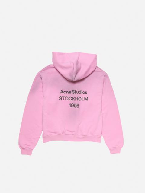 Acne Studios Logo hooded sweater - Cotton candy pink