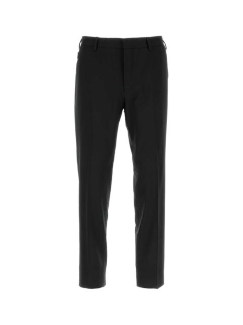Prada Prada Men Black Stretch Wool Pant