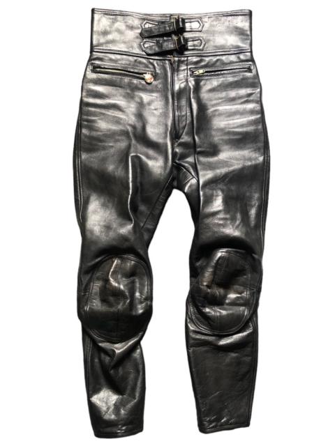Other Designers Genuine Leather - Vintage Komine Padded Leather Motorcyle Pants