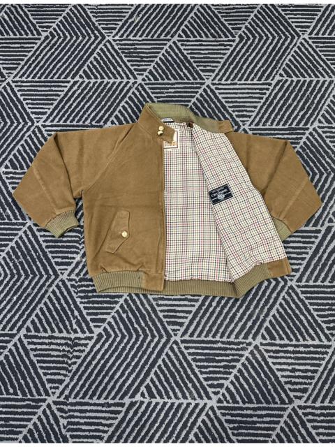 Other Designers Vintage BARACUTAxCROMBIE Quilted Lined Raglan Zipper Jacket