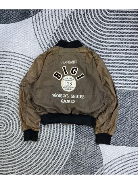 Other Designers Vintage BIGI World Series Base Ball Bombers Jacket
