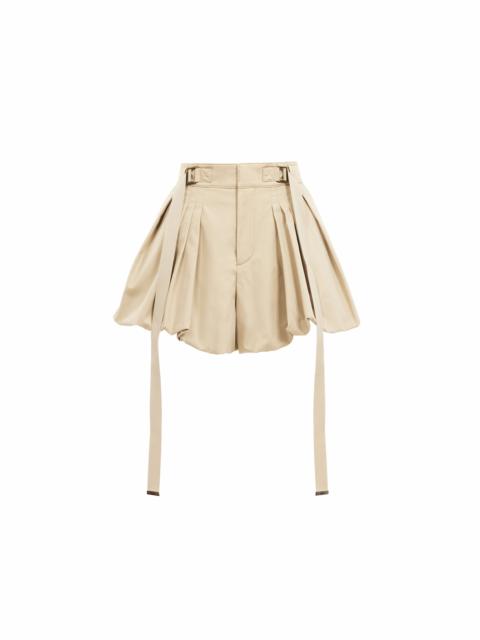 Chloé MINI BALLOON SHORTS IN COTTON GABARDINE