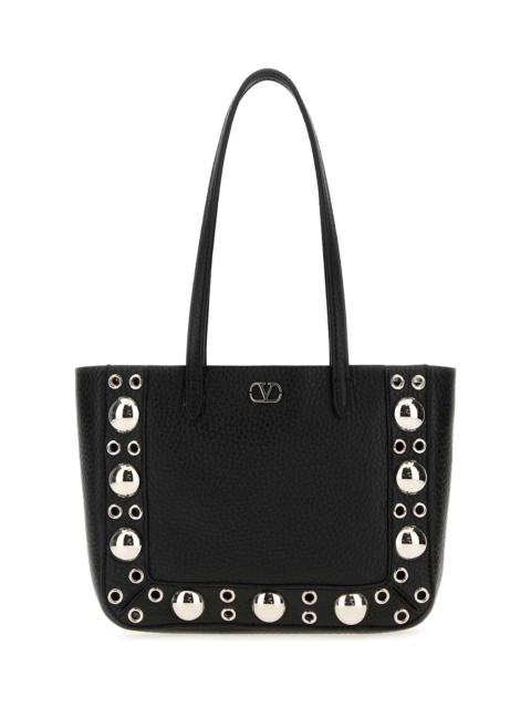 Valentino Black Leather Nellcã´te Handbag