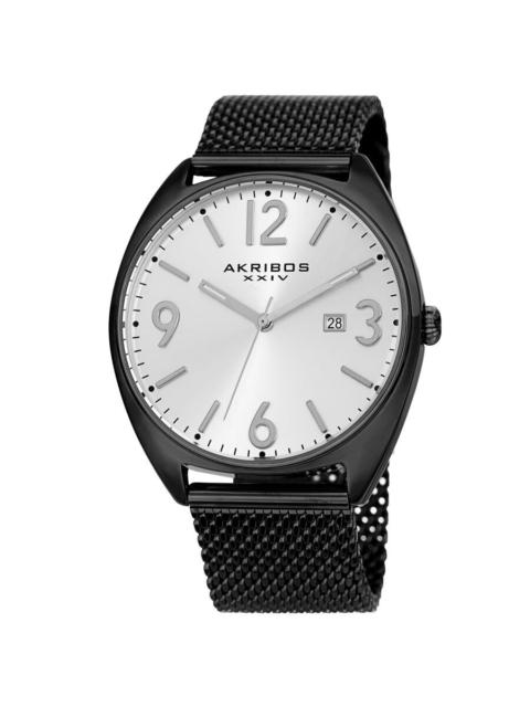 Other Designers Akribos XXIV Silver-tone Dial Men's Watch AK1026BK