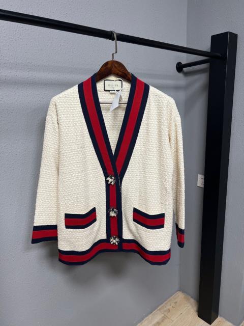 GUCCI Gucci pearl button cardigan