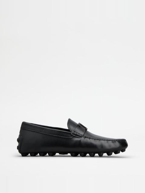 Tod's T TIMELESS GOMMINO BUBBLE IN LEATHER - BLACK