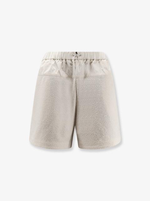 Moncler Moncler Nylon Shorts White Women
