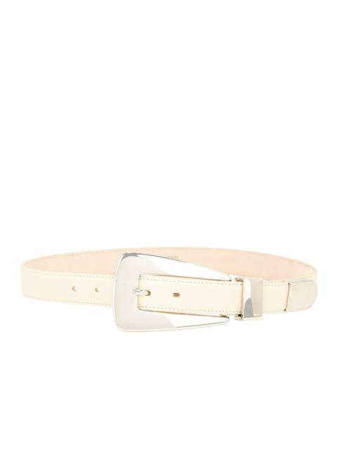 KHAITE Lucca Antique Silver 30mm Belt