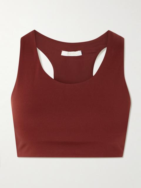 ERES Marie-josé Cutout Embroidered Stretch-jersey Sports Bra