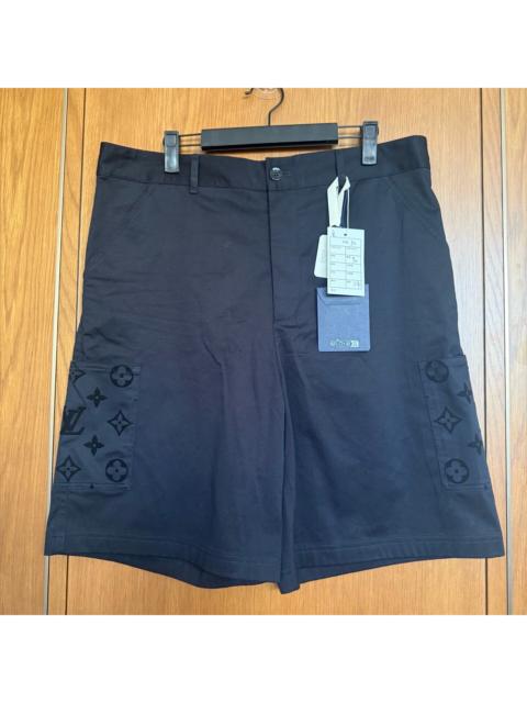 Louis Vuitton Louis Vuitton Flocked Pocket Monogram Print Shorts