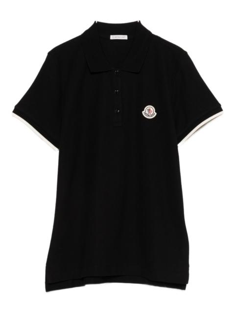 Moncler Moncler Women Logo Cotton Polo Shirt