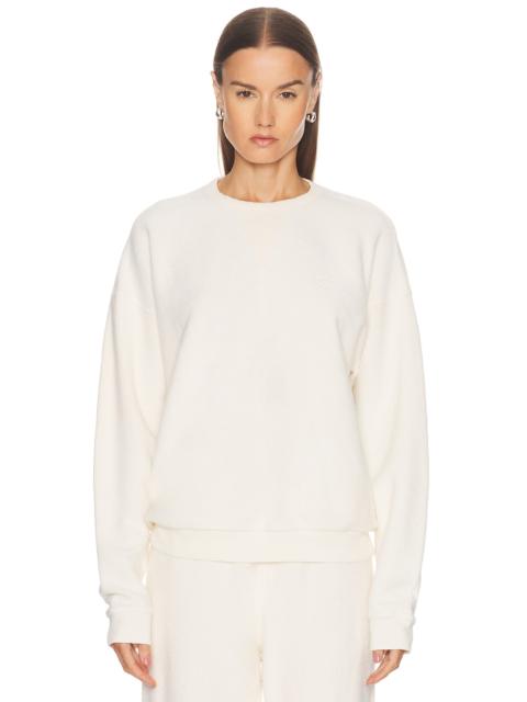 ÉTERNE Classic Reverse French Terry Crew Sweatshirt