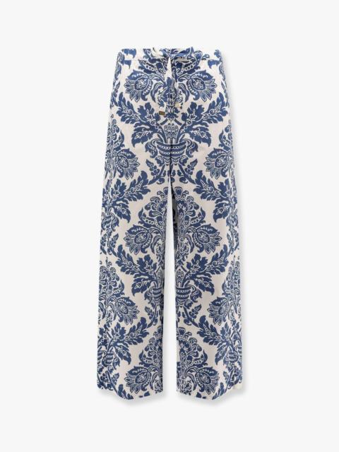 'S Max Mara 'S Max Mara Merano Cotton Trouser With Floral Print